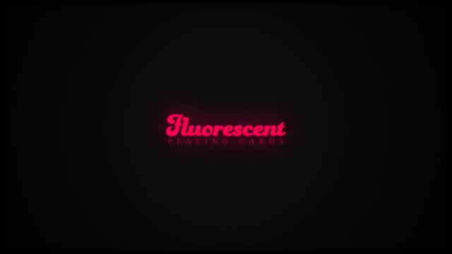 Video Fluorescent (Peach Edition) Playing Cards (VT)