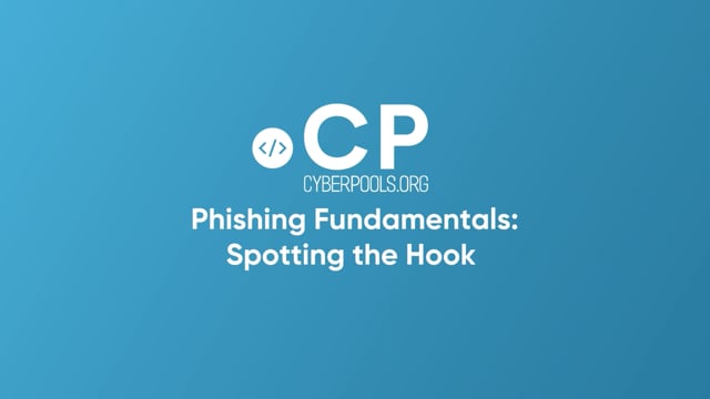 Phishing Fundamentals — Cyberpools