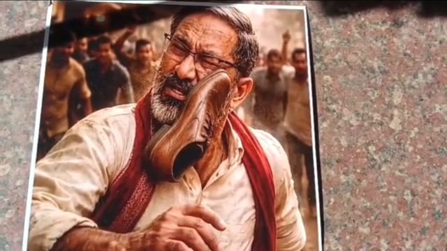  MANT-होली गेट पर ब्राह्मण समाज का उग्र प्रदर्शन, कथित विवादित बयान के विरोध में फूंका पुतला,,