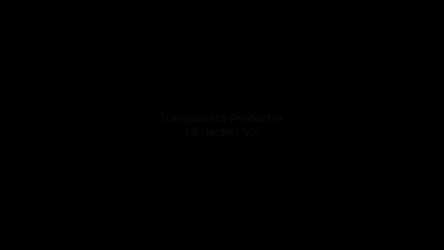 Video Transparent Protector 3 Decks V2 (50 pack)