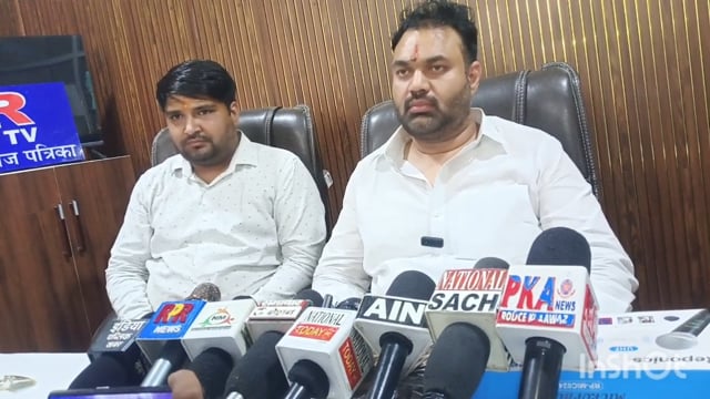 ठा उमेश प्रताप सिंह ने की प्रेस वार्ता 