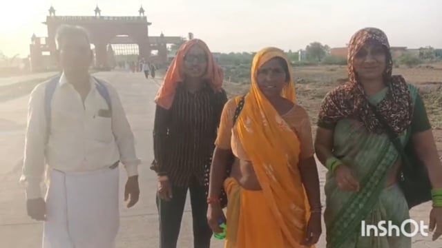 गौ माता को राष्ट्र माता घोषित करने ब्रज चौरासी कोस परिक्रमा को निकले गौ पुत्र संत धर्मदास महाराज