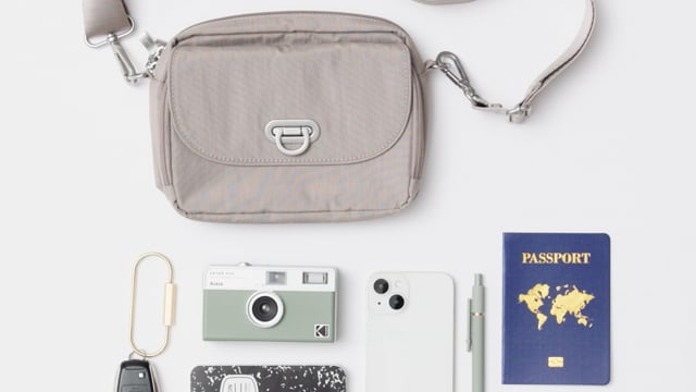 Coastal Flip Lock Camera Bag Crossbody video