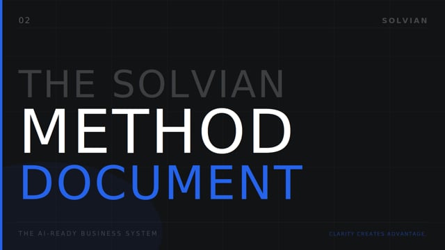 The Solvian Method Document