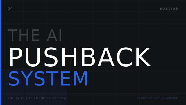 The AI Pushback System