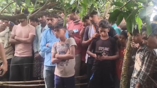 आम के पेड़ से लटकता मिला शव,जांच में जुटी पुलिस।