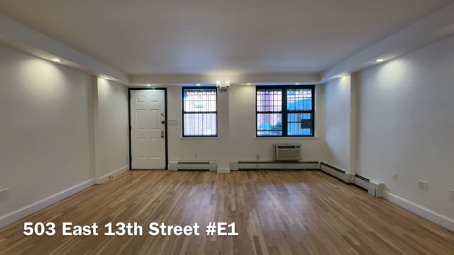 503 East 13th Street walkthrough