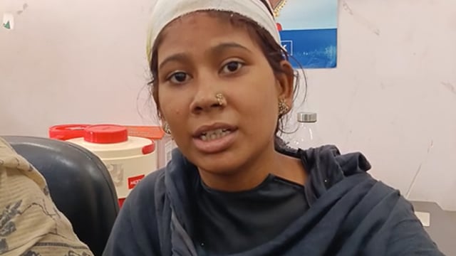 नजीरपुर गांव में इंतशा नाम की एक लड़की जिसकी शादी हुई थी ज्वालापुर की रहने वाली है उसके पति ने बिसौली से उसके सिर में