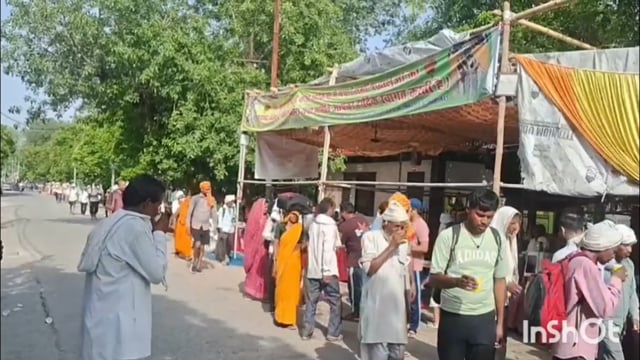 ब्रज चौरासी कोस परिक्रमा में खाने पीने की उचित व्यवस्था की गई है