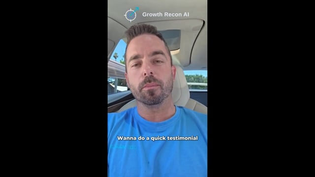 Client Testimonial — Growth Recon AI video testimonial