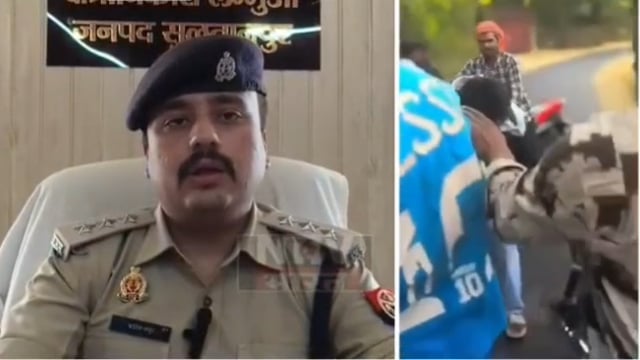 ▶️.......सुल्तानपुर। चांदा थाना क्षेत्र के परमापुर गांव में दो मुस्लिम युवकों के साथ कथित मारपीट और अभद्रता का मामला सामने आया है। आरोप है कि दबंगों ने युवकों को रोककर जबरन जय श्रीराम का नारा लगाने का दबाव बनाया और विरोध करने पर उनकी पिटाई कर दी। घटना का वीडियो सोशल मीडिया पर वायरल होने के बाद पुलिस हरकत में आ गई है। पुलिस ने दो आरोपियों की पहचान कर गिरफ्तारी के लिए टीम गठित कर दी है। क्षेत्राधिकारी लंभुआ ऋतिक कपूर ने बताया कि आरोपियों के खिलाफ जल्द विधिक कार्रवाई की जाएगी।