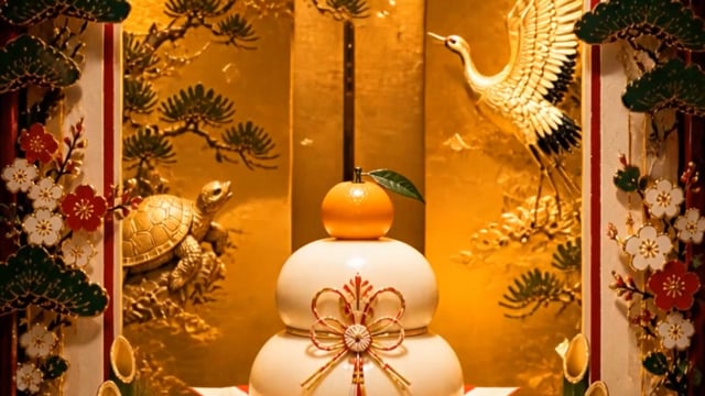 New Year Gift Display