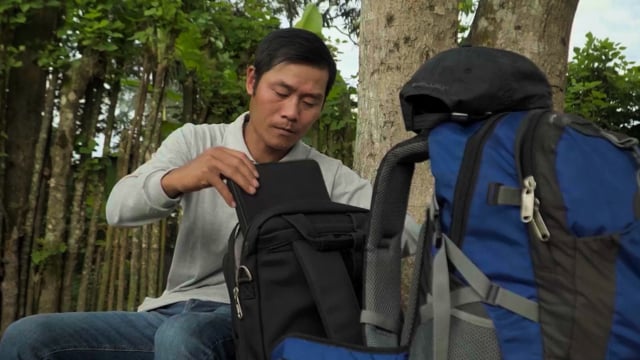 Film crew and technical support in Peru