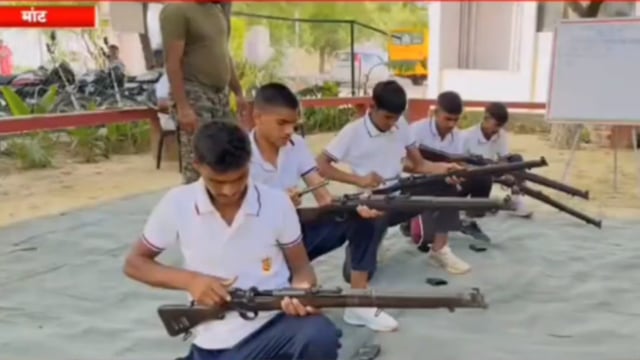 11 यूपी बटालियन एनसीसी मथुरा का संयुक्त वार्षिक प्रशिक्षण शिविर।
