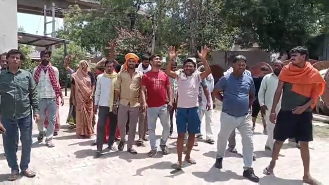 छटीकरा बिजलीघर पर देवीपुरा के ग्रामीणों का हंगामा, 48 घंटे से विधुत आपूर्ति गुल।