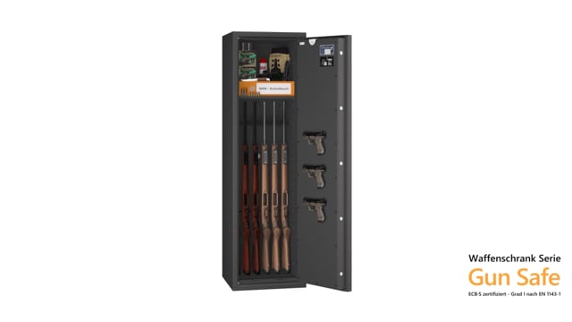 Waffenschrank EN 1143-1 Klasse 0/1 Gun Safe 0-5 - Video Vorschau