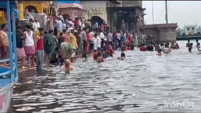 मथुरा के विश्राम घाट पर गंगा दशहरा हुआ संपन्न