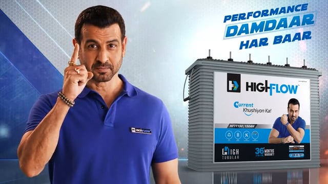 Hi Flow Batteries I Ronit Roy I Studio347