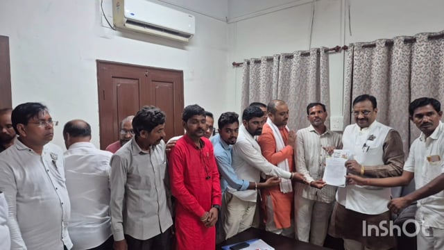 भेंडाळा हिरापूर शेतकऱ्यांच्या जमिनीसाठी निर्णायक लढा महिंद्रा बामणवाडे प्रमोद भगत मिसार दिगंबर धानोरकर यांची एक जूट 