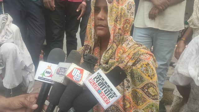 भोपा थाना क्षेत्र के बिहरगढ़ गांव की महिला ने पुलिस को शिकायती पत्र देकर पति की हत्या को आत्महत्या का रूप देने का prayas