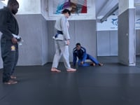 De la riva manche (ceinture blanche 70KG)