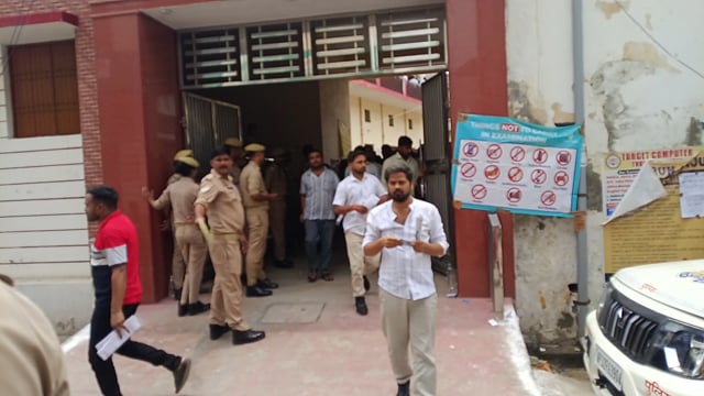 शाहजहांपुर में TET की परीक्षा हुई सुरक्षा के इंतजाम कड़े किए गए