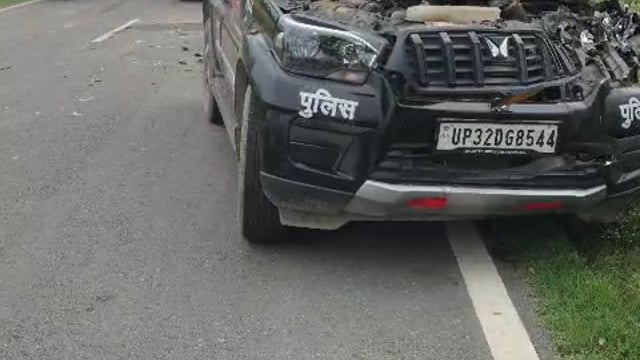 पुलिस विभाग डायल 112 ने मारी वाहन को टक्कर