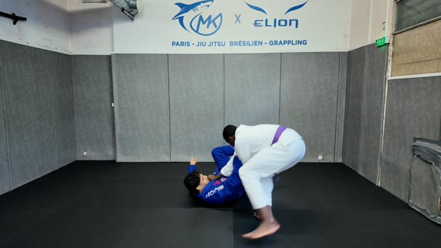Shin slice x pass high step top spin