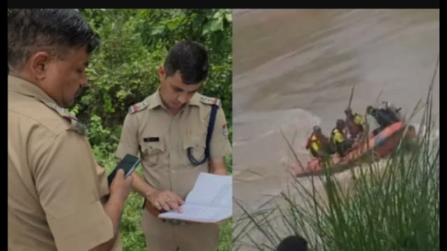 बहादराबाद! पति से तकरार! पत्नी ने मासूम बच्ची सहित नहर में लगाई छलांग! एस डी आर एफ तलाश में!
