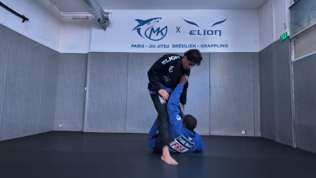 Ankle grab to stand up