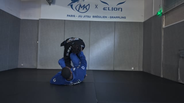 Lift with the leg already inside