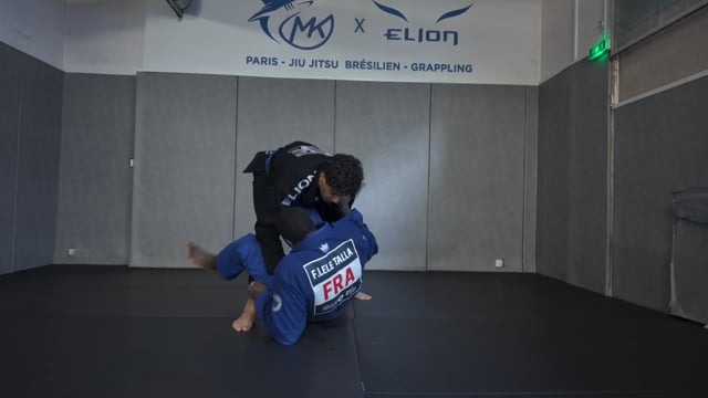 Pushing the opponent backwards