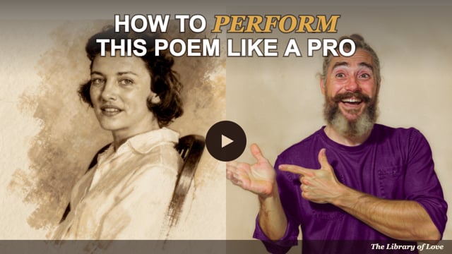 How to perform this poem like a pro