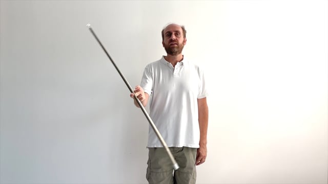 Video Bastone a Sparizione Rosso - Professionale (metallo)