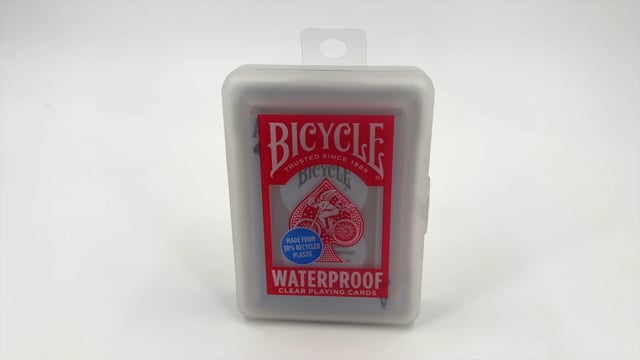 Video Bicycle - Waterproof Plastic Playing Cards