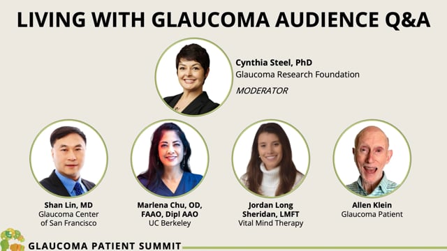 2026 Summit: Living With Glaucoma – Audience Q&Amp;A