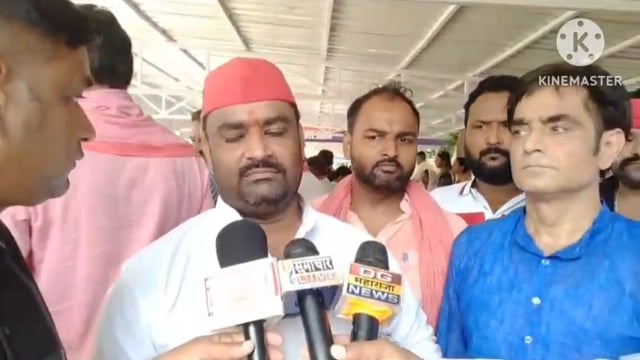 आगरा शहर में सपा शक्ति अभियान बिजली घर चौराहे पर रूद्र आंदोलन