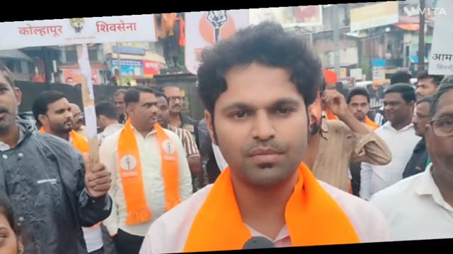 कोल्हापूर में छत्रपती शिवाजी महाराज चौक में शिवसेना उबाठा की ओर से विधायक सदाभाऊ खोत का निषेध जताया.
