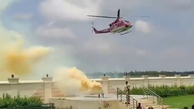 मिर्जापुर जलालाबाद स्वास्थ्य मंत्री बृजेश पाठक परशुराम धाम पहुंचे