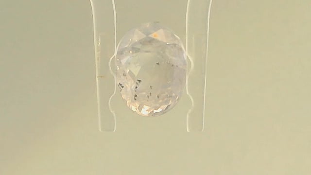 Srilankan White Sapphire 3.58  Carat — video