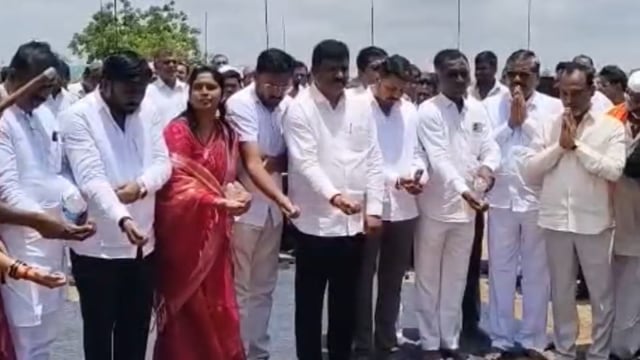 आटपाडीमध्ये सिंगापूर सिटी प्रकल्पाचे भूमिपूजन 
