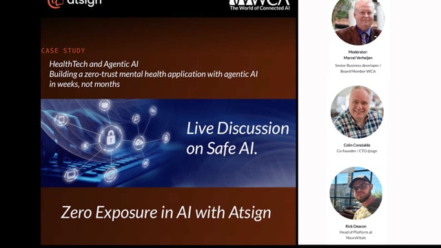 Event Video Zero Exposure in AI with Atsign