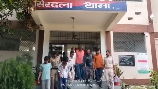 पुलिस ने शराब मामले के चार आरोपी सहित दो वारंटी को किया गिरफ्तार भेजा न्यायालय