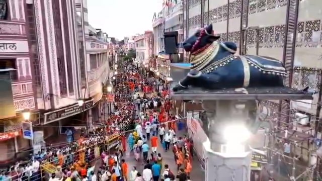 *सावन के प्रथम सोमवार पर प्रशासन की मुस्तैदी, ड्रोन से भी रखी गई