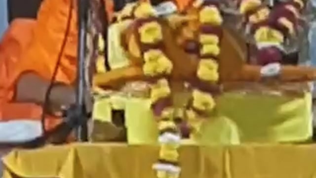 Shrimad Bhagwat Katha ka Aaj pahla Din Hai katha Vyas Swami Shri Rajendra Nand Maharaj Saraswati ji karykram Sthal Lakshman Ishwar Mandir lakshmipuri Colony Barabanki