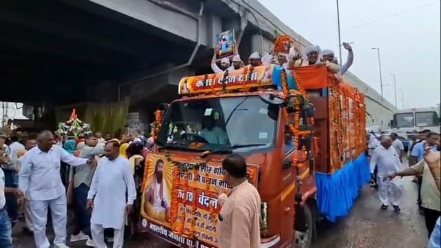 संत रविदास जी के 650वें प्रकटोत्सव पर पानीपत पहुंची कलश यात्रा, भाजपा नेताओं ने किया भव्य स्वागत