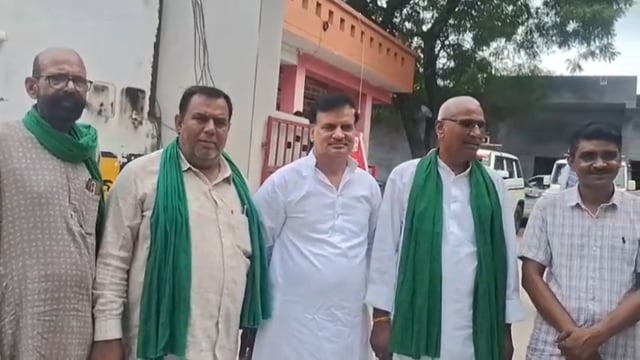 थाना फरह मैं लगाया गया समाधान दिवस पहुंचे किसान यूनियन के नेता