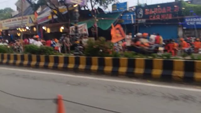 सहारनपुर शहर अंबाला रोड कावड़ यात्रा बहुत ही जोरों पर चल रही है