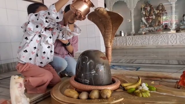 जोगीवाला शिव मंदिर धाम में चार पहर की पूजा-अर्चना शुरू