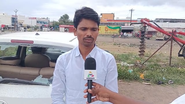 संतोष हेगडे यांच्या वर पुन्हा हल्ला गाडीची तोडफोड 